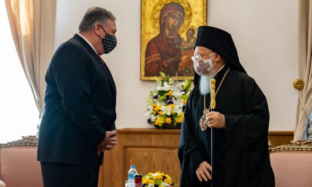 Συνάντηση Πομπέο – Βαρθολομαίου στο Φανάρι!